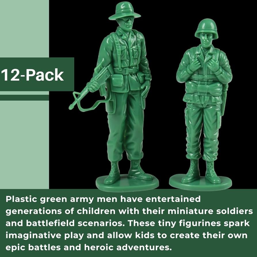 US Toy Company 7958 Large Soldiers,(1 Dozen), Action Figures