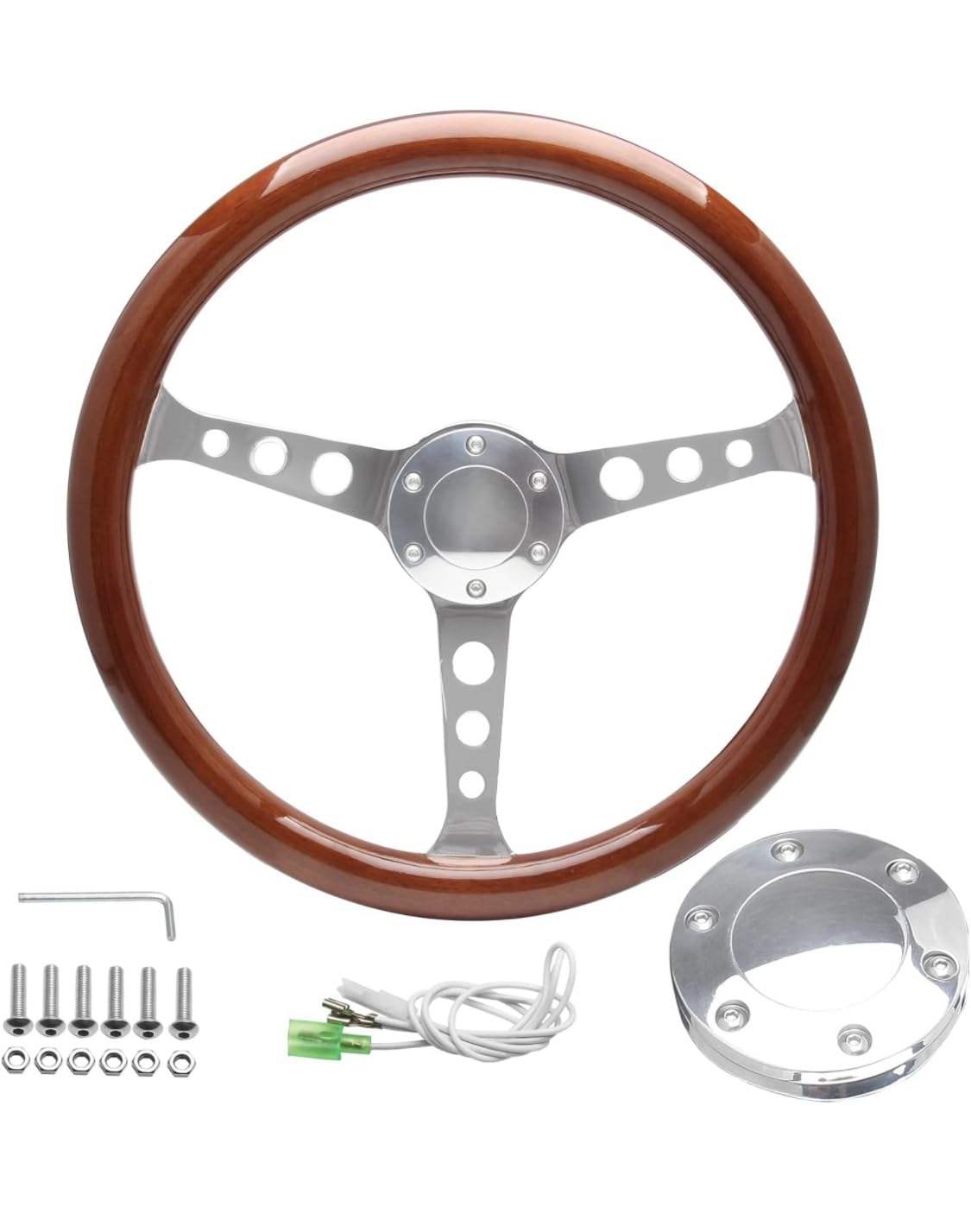 BBS ステアリングホイール ウッドレザー