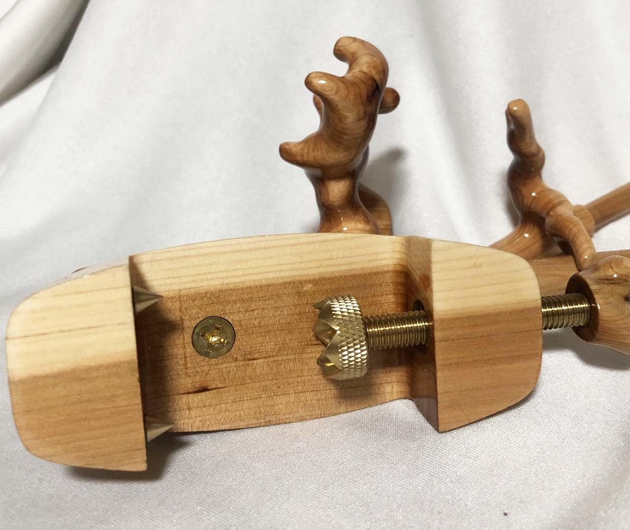 Amazon | ヘラブナ万力 天然木(特選ヒノキ)3種類 弓型万力 へら用品万