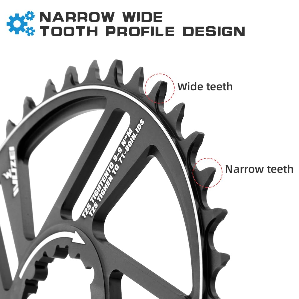 Amazon | KTKEET GXP チェーンリング 1/3/6mm オフセットダイレクト