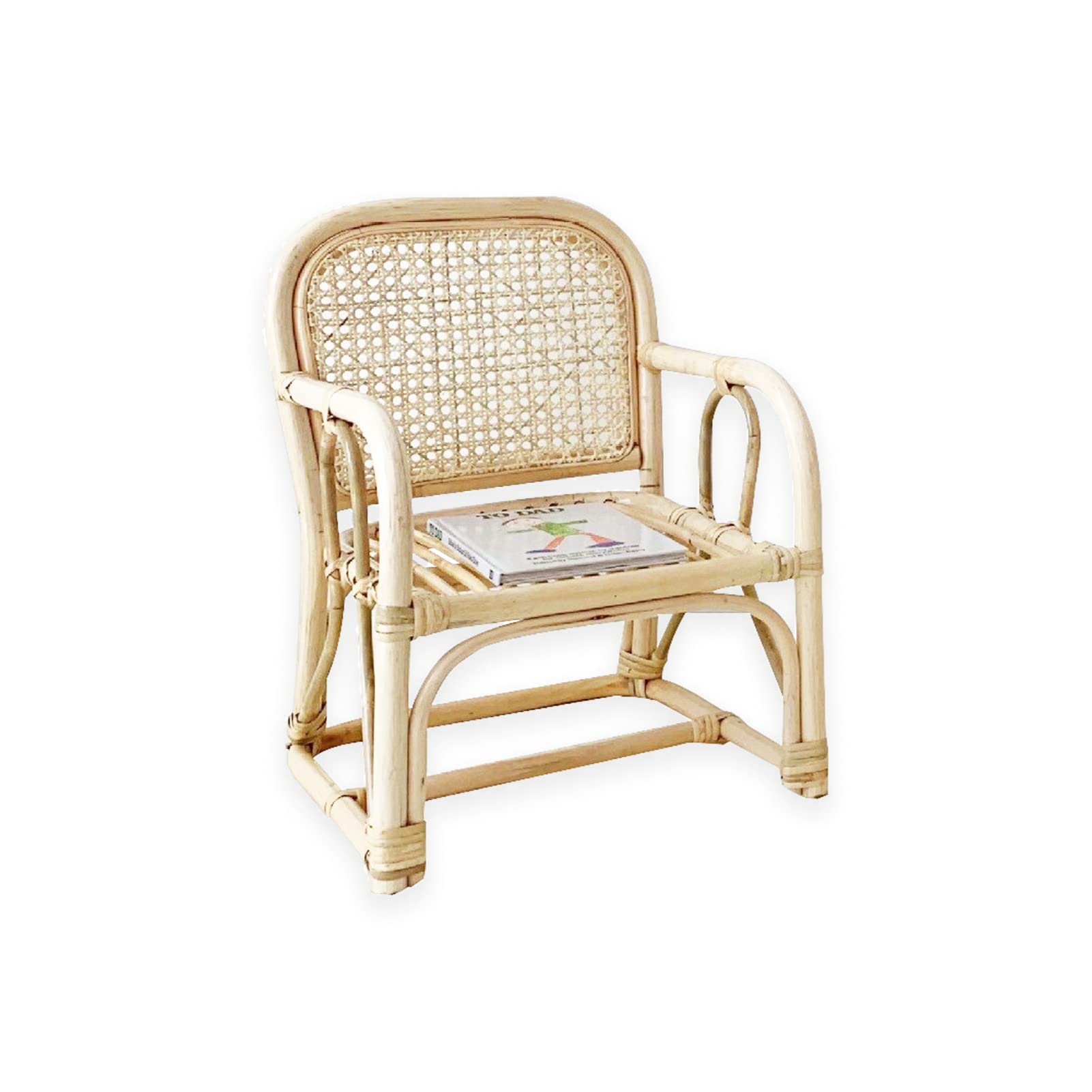 Amazon.co.jp: 子供ラタンチェア、ベビーチェア ラタン 籐製椅子