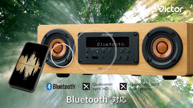 Amazon.co.jp: JVC Kenwood Victor EX-DM10 Speaker Bluetooth Wood