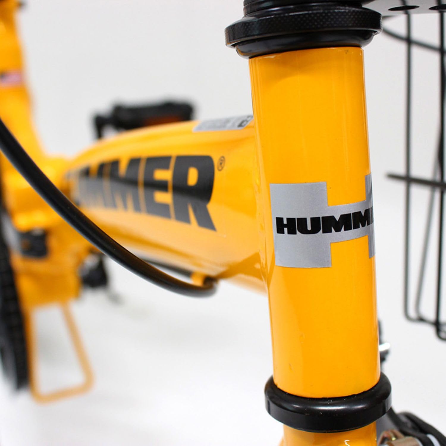 Amazon | HUMMER ノーパンク20インチ折畳自転車YE | 岸田産業