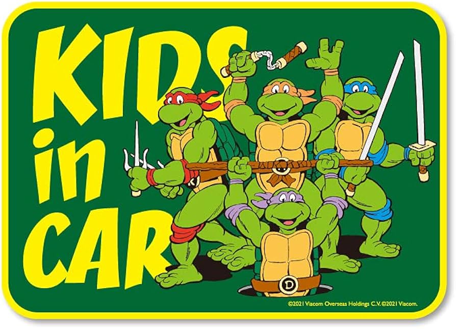 Amazon.co.jp: ミュータント・タートルズ KIDS in CAR 緑 キャラクター