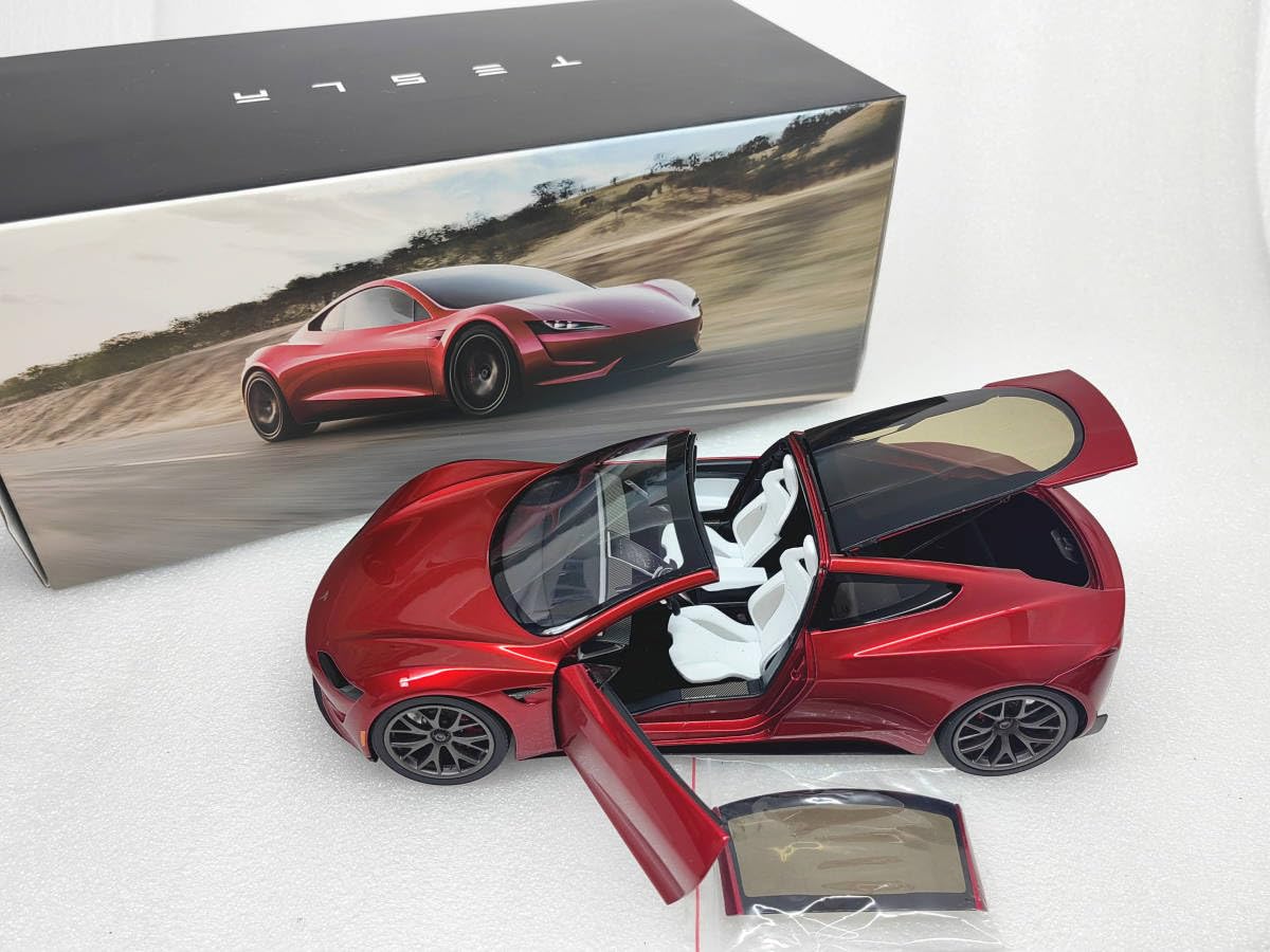 テスラ Roadster 1:18スケールダイキャスト レア売り切れ品】テスラ