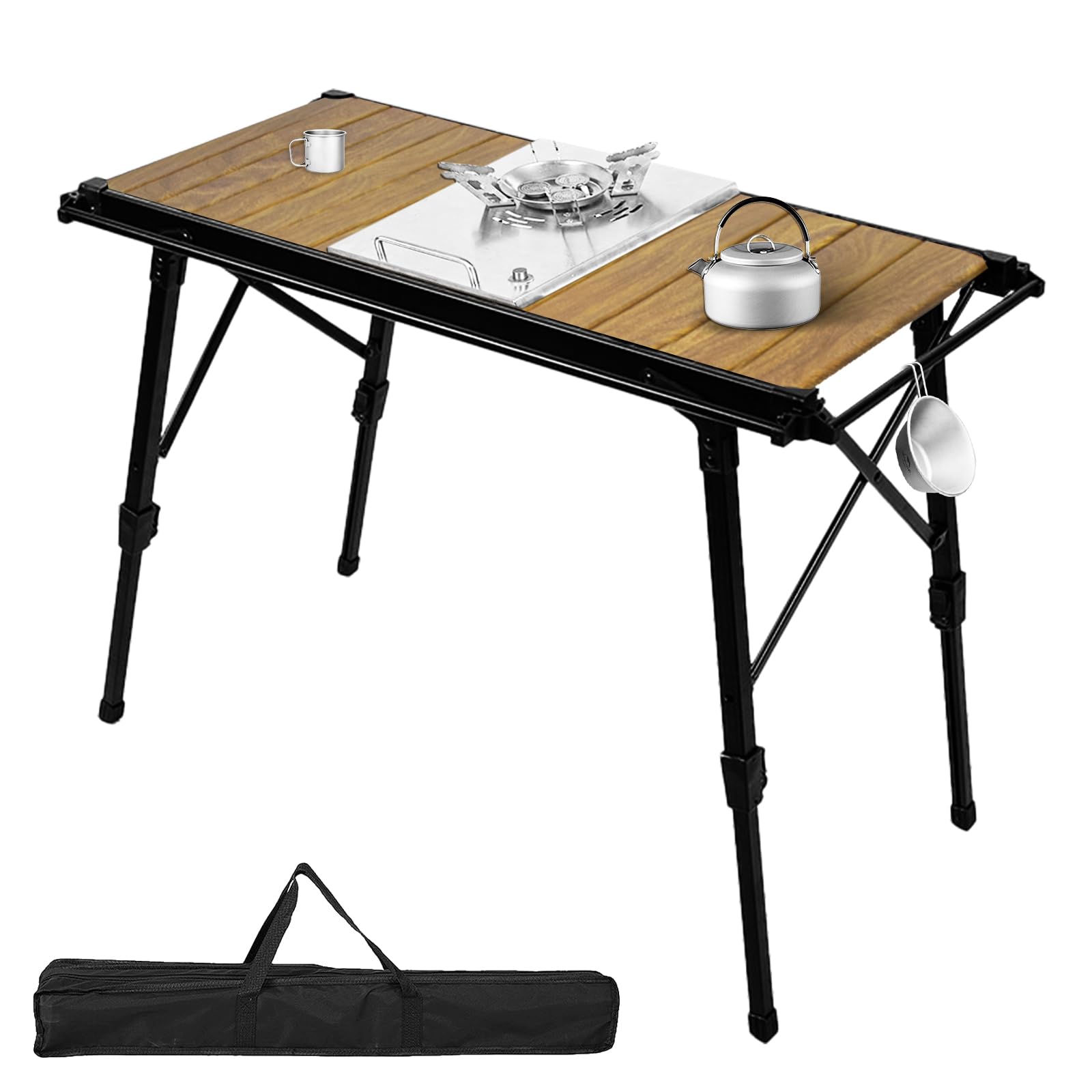 Amazon | キャンプ テーブル【15秒組立!!】IGT アウトドア テーブル
