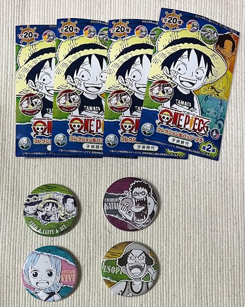 Amazon.co.jp: ONE PIECE ワンピース コレクション 缶バッジ プチ 子供