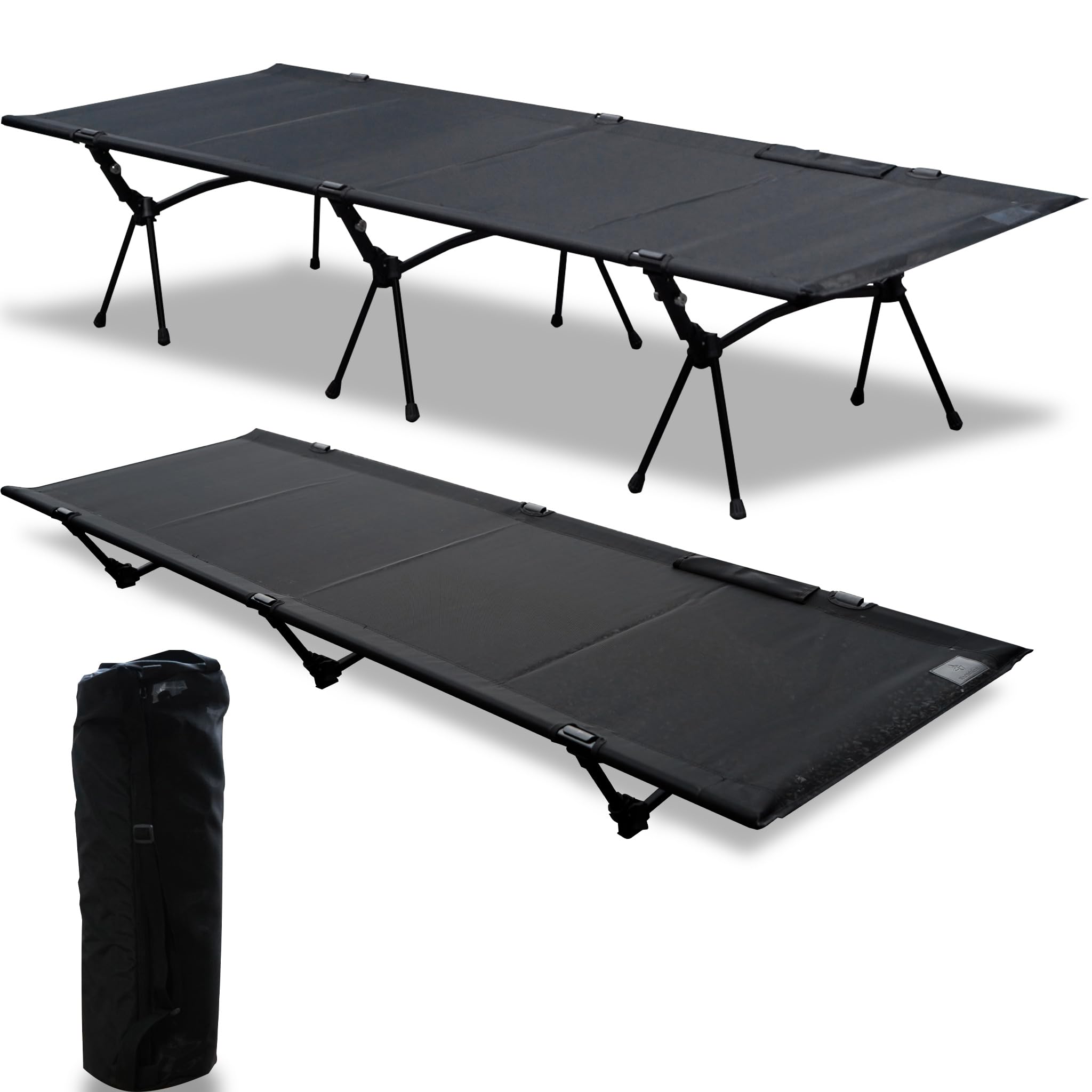 Amazon.co.jp: BlackishGear アウトドア ベッド キャンプ コット 2WAY