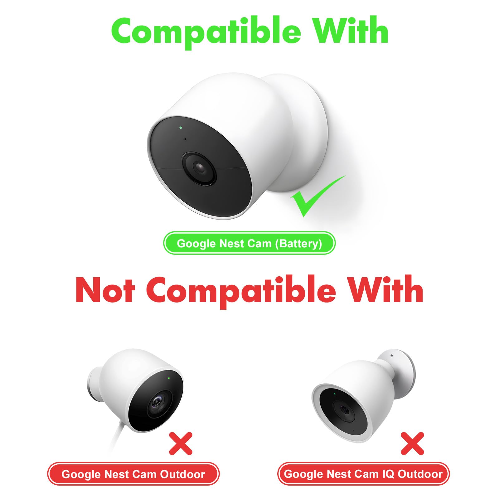 Amazon | Google Nest Cam屋外または屋内、バッテリー(第2世代)、防水