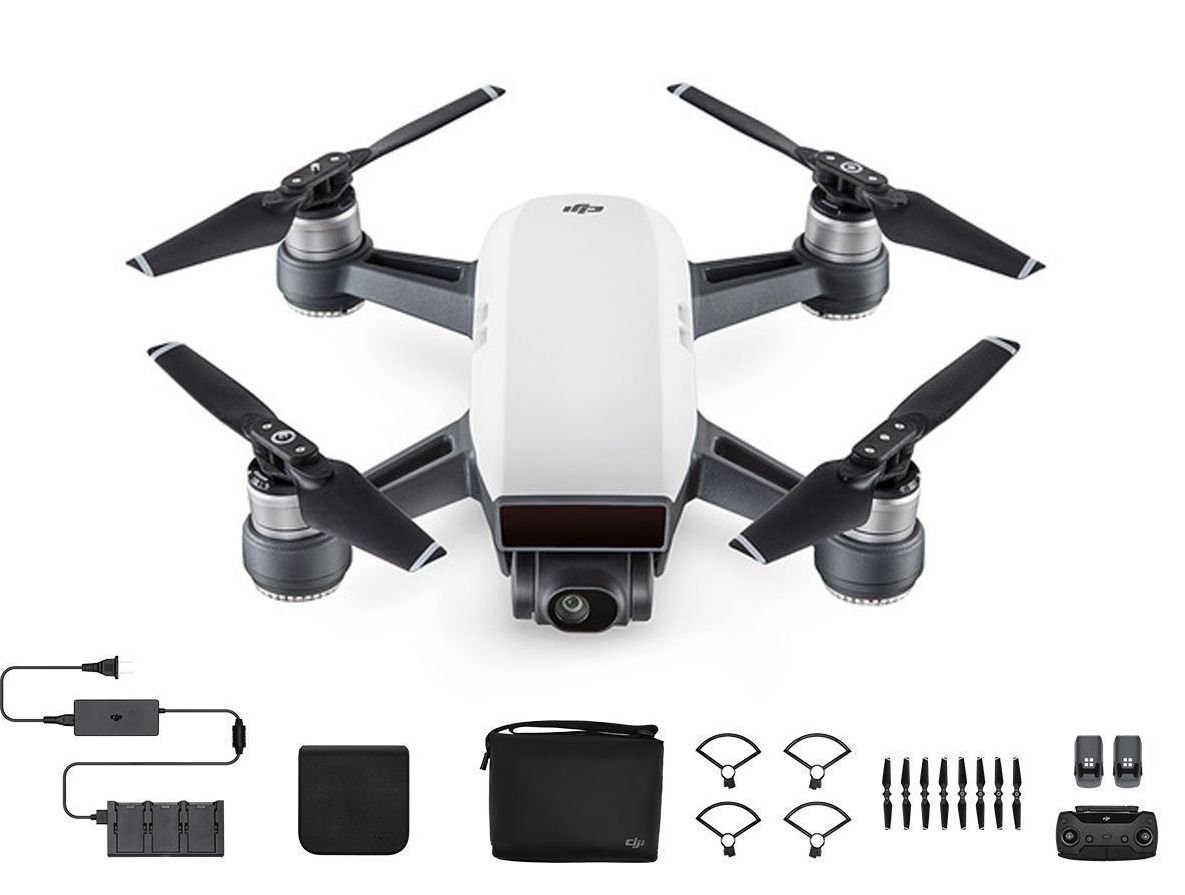 Amazon.com: DJI Spark, Fly More Combo, Alpine White : Toys & Games