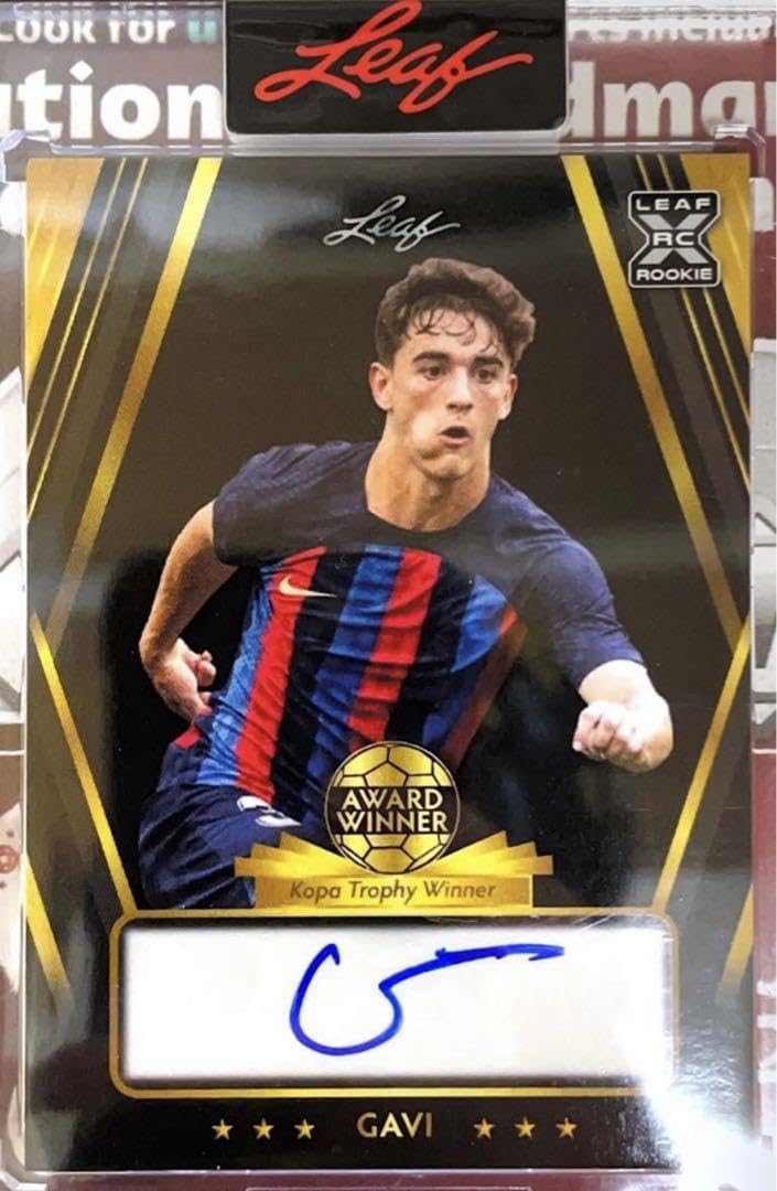 FCバルセロナ GAVI 6 サイン入り ベケット鑑定済 FCバルセロナ GAVI 6