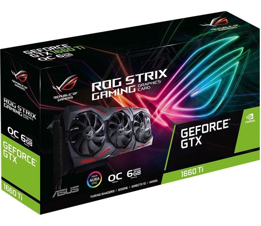 Amazon | ASUS NVIDIA GTX 1660TI 搭載 トリプルファンモデル 6GB ROG