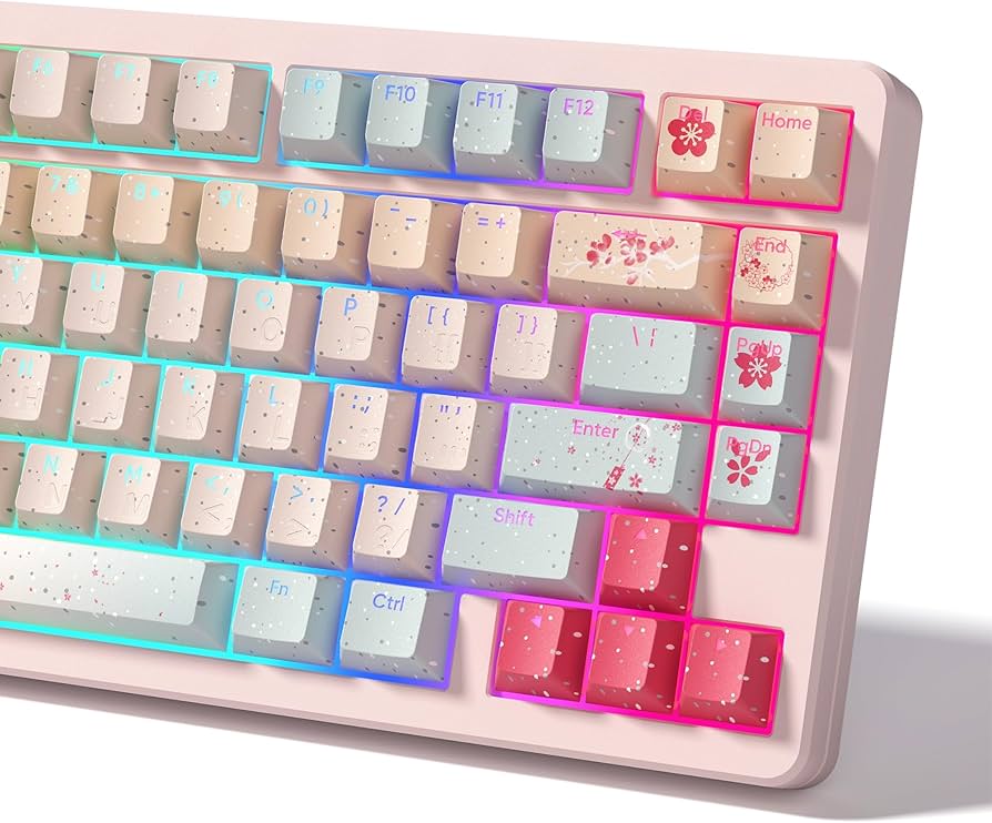Amazon.com: Womier Japanese Cute Keycaps - PBT Keyboard Keycaps