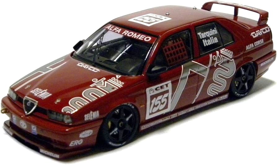 Amazon | 【hpi・racing】1/43 アルファロメオ 155 TS Silverstone No