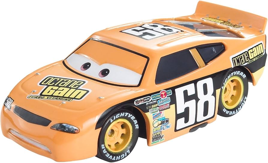 Amazon.com: Disney/Pixar Cars Diecast Octane Gain #58 Vehicle