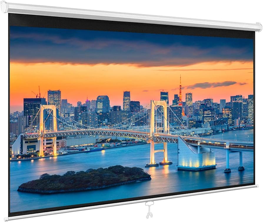 Amazon | NIERBO-ColorfulLife 【手動吊り下げ】 プロジェクター