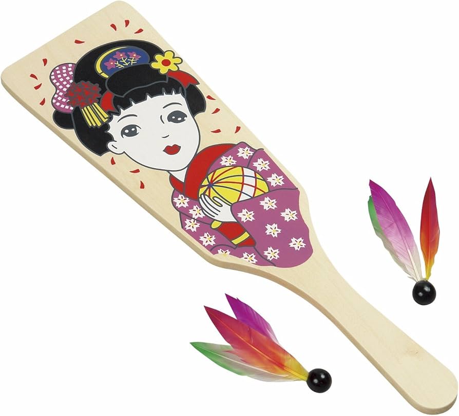 Amazon | 浅草きもの市 羽子板セット 昔なつかしい 昭和のおもちゃ