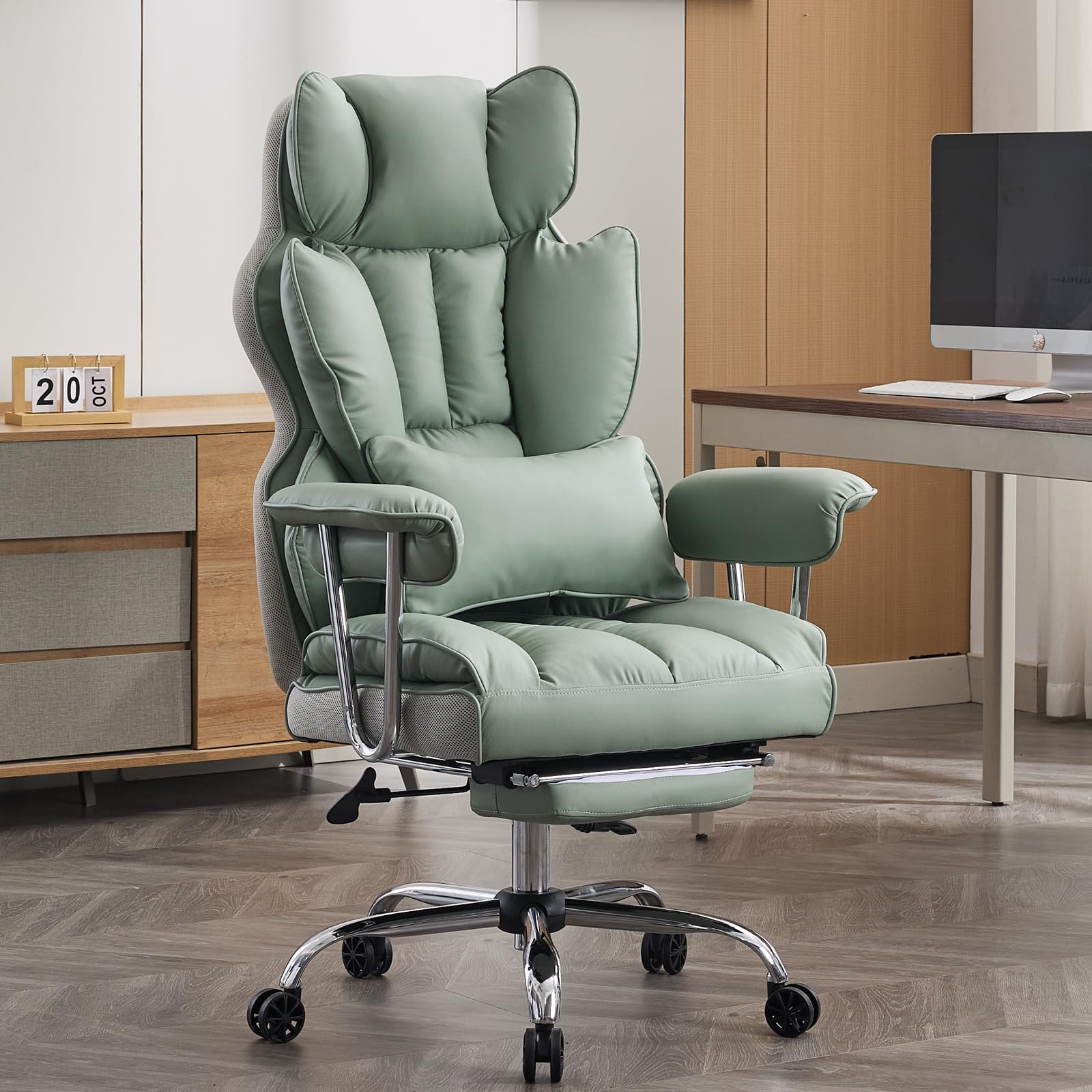 Amazon.com: Efomao Executive Office Chair for Heavy People, High