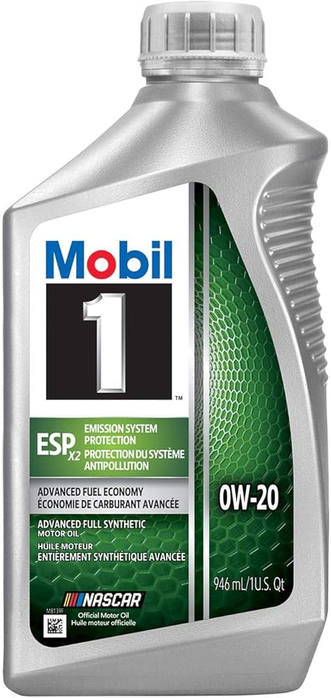 Amazon | Mobil 1 ESP X2 完全合成モーターオイル 0W-20 1クォート