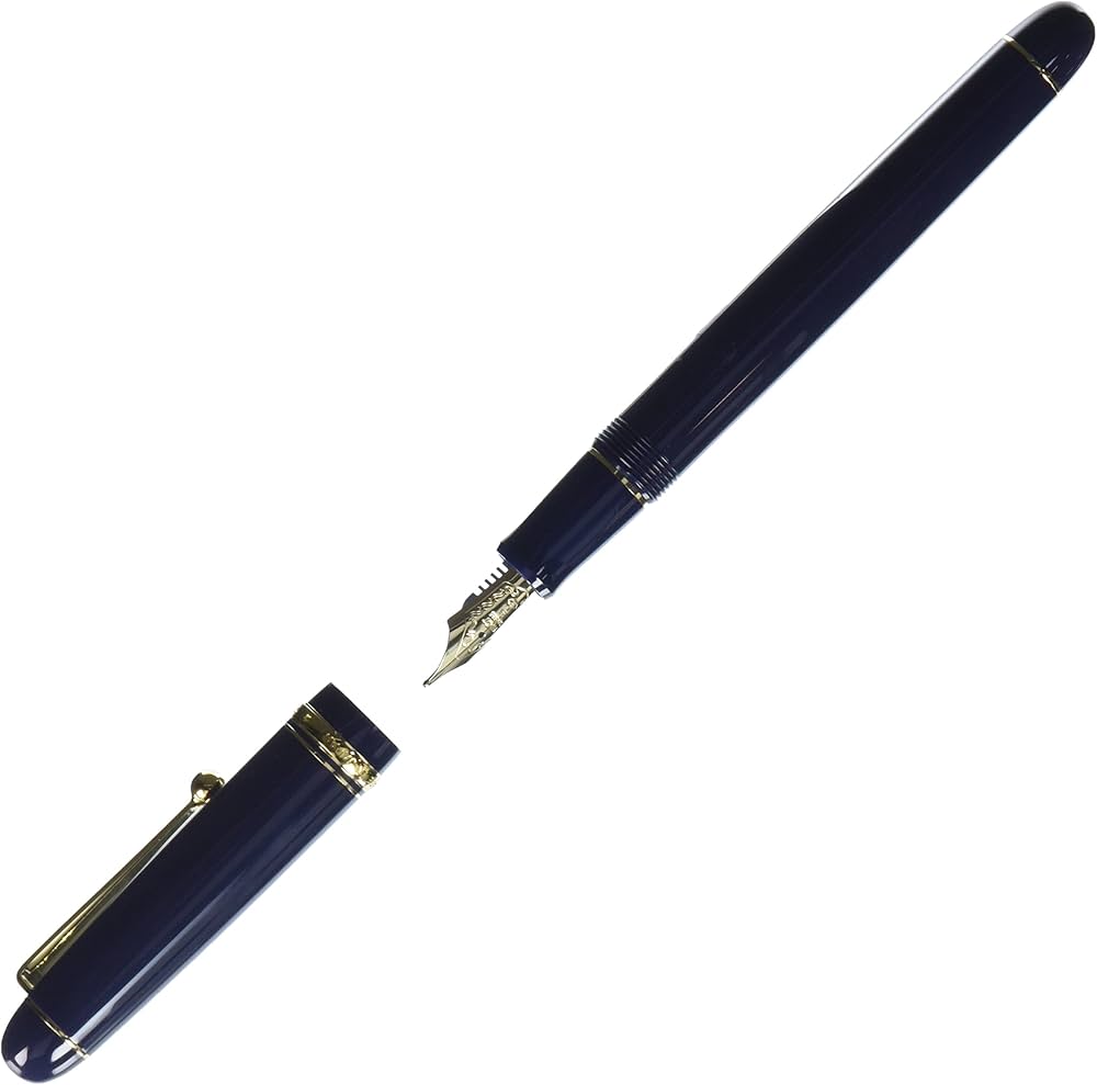 Amazon | Pilot Fontain Pen Custom 74、B-ペン先、ダークブルーボディ