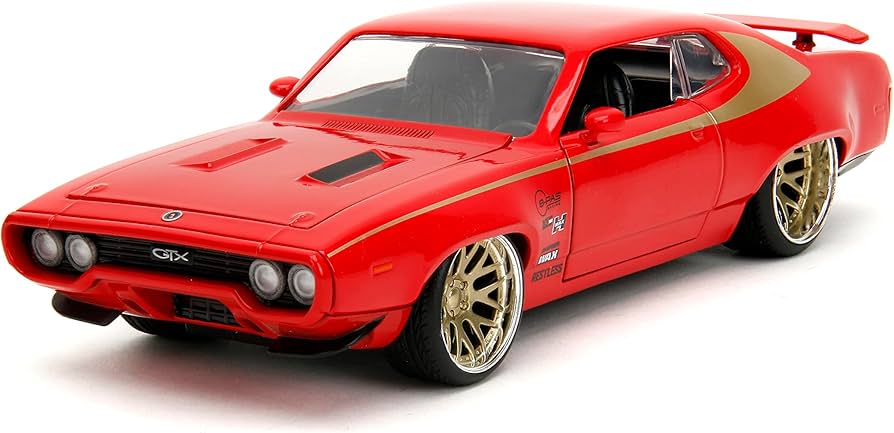 Amazon.com: Jada Big Time Muscle 1:24 1972 Plymouth GTX Die-Cast
