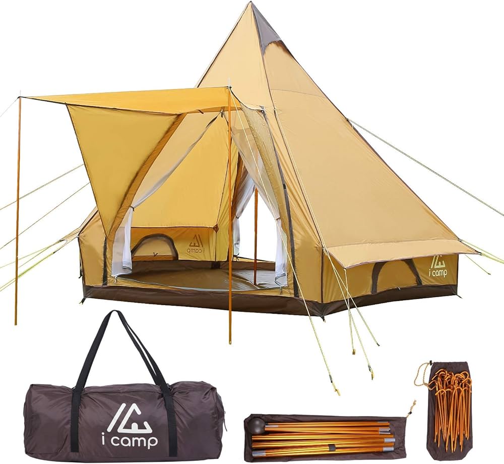 Amazon | icamp(アイキャンプ) ワンポールテント makuichi（マクイチ