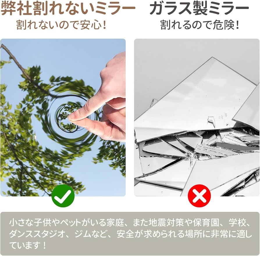 Amazon.co.jp: Lalaspace ダンスミラー 割れない 160cm 180度展开 姿見