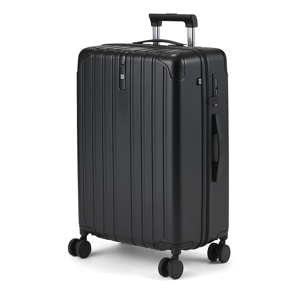 MAIMO Mサイズ ストライプキャリーケース 約57L 黒 MAIMO Mサイズ