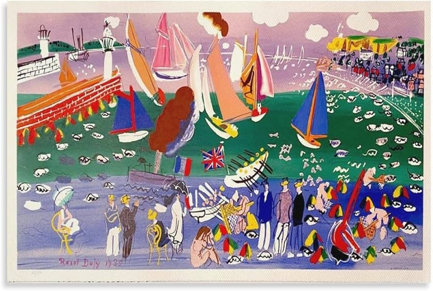 Amazon.co.jp: ラウル・デュフィ ポスター 印刷 ポスター キャンバス