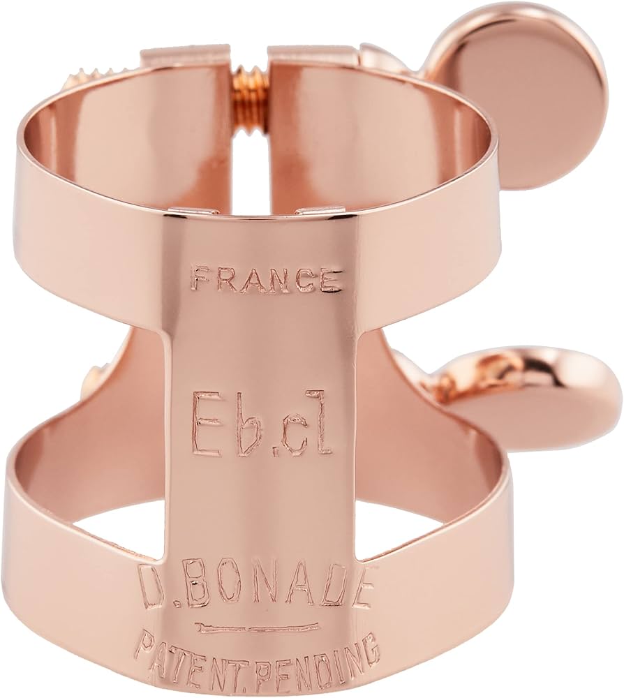 Amazon | ボナード E♭クラリネット リガチャー 逆締め ピンクゴールド