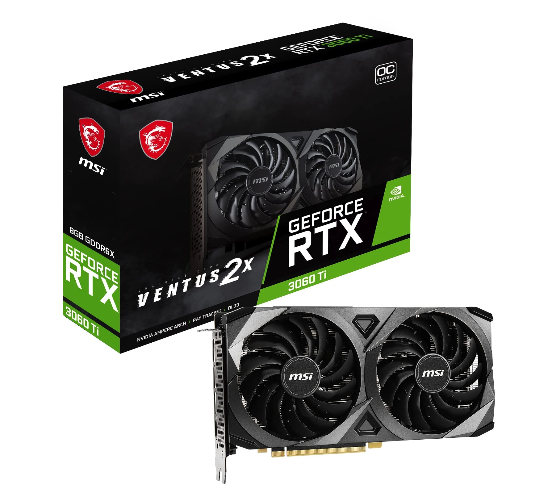 Amazon | MSI グラフィックスボード GeForce RTX 3060 Ti VENTUS 2X