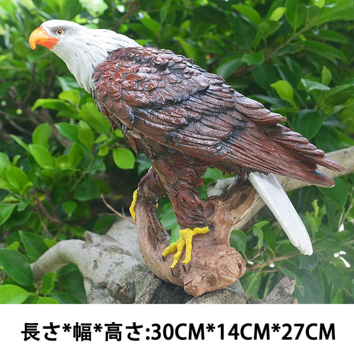 Amazon | OBOROZUKI 鷹の置物 鷹 イーグルフィギュア おきもの 大きい