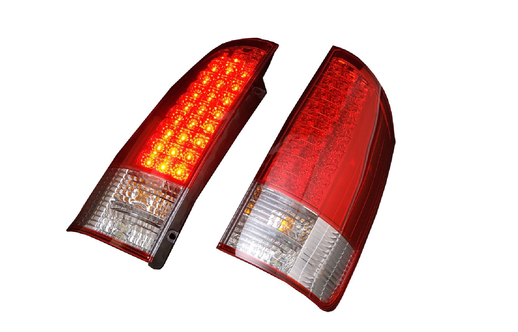 テールランプ 左右セット 赤/クリア テールランプ 左右セット レッド