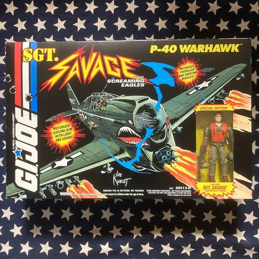 Amazon.co.jp: GI-JOE TVアニメSGT. SAVGE P40 WARHAWK 戦闘機 : おもちゃ