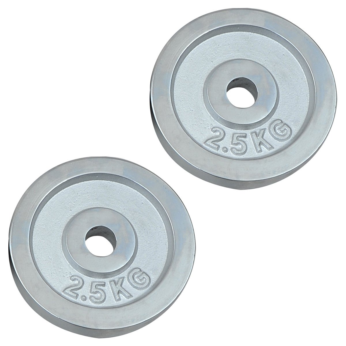Amazon | 山善 Circulate クロムダンベルプレート2.5kg 2枚組 SD-P5