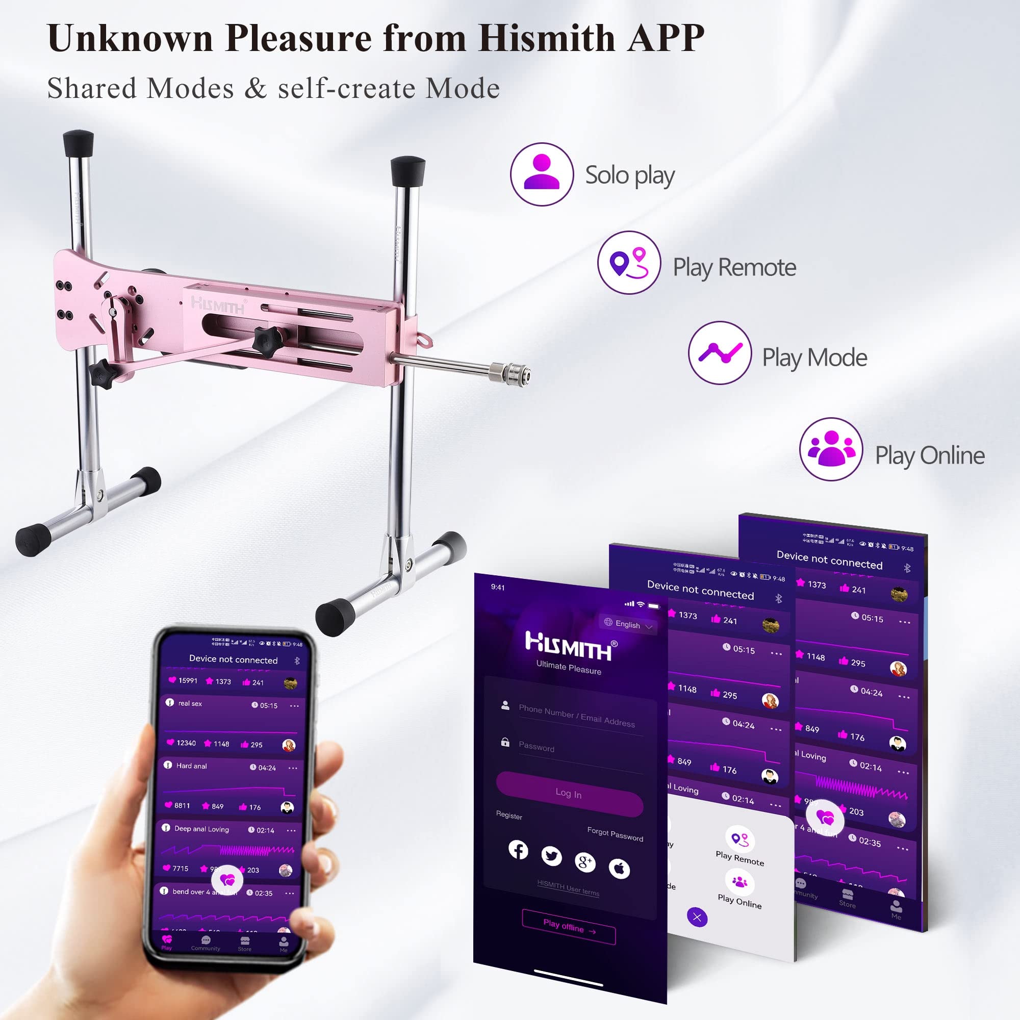 Amazon | Hismith ピストンマシーン セックスマシーン APP制覇