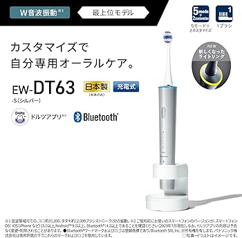 Amazon.com: Panasonic EW-DT63 Sonic Vibration Toothbrush Doltz