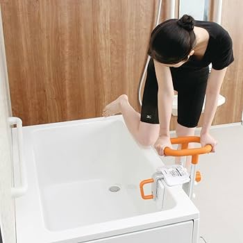 Amazon | 入浴グリップ[ユクリア]コンパクト130 PN-L12211D オレンジ