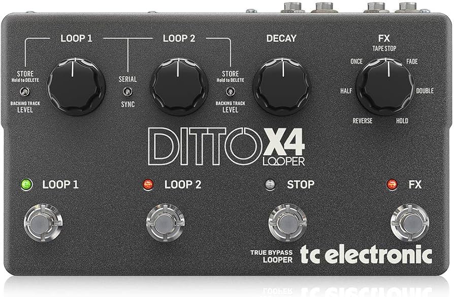 Amazon.com: TC Electronic DITTO X4 LOOPER Simple and Intuitive