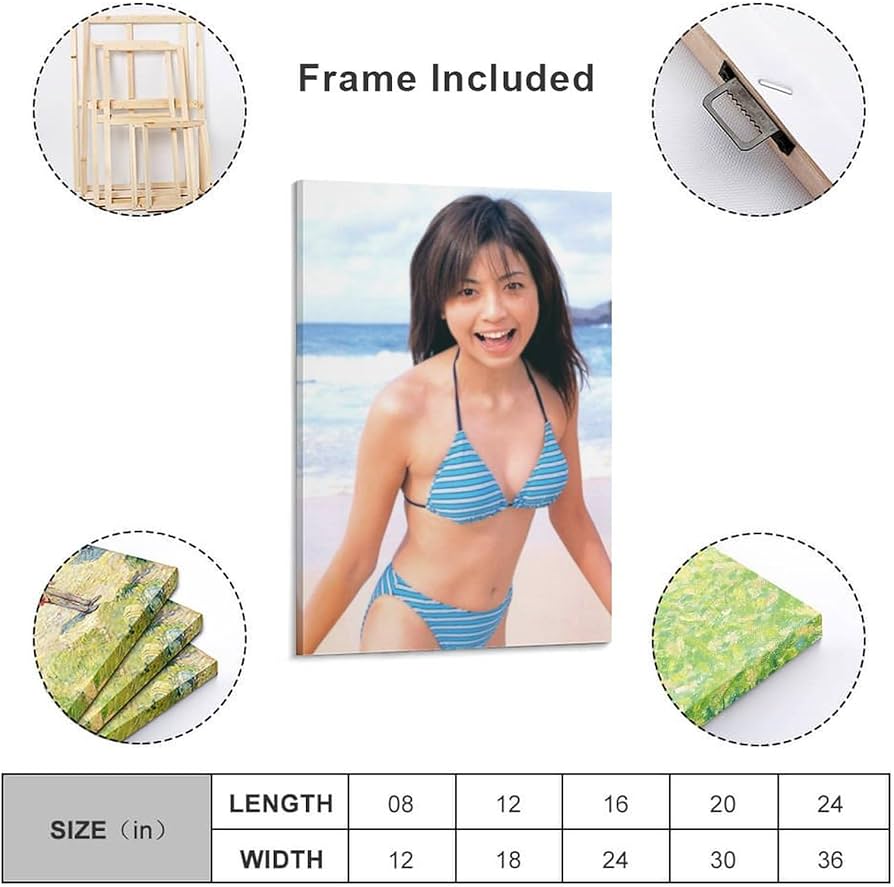 Amazon.co.jp: 片瀬那奈セクシービキニ写真ポスター絵画 部屋飾り