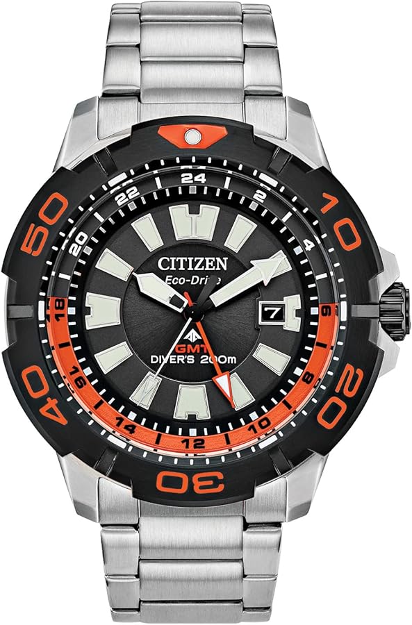 Amazon.co.jp: シチズン PROMASTER GMT BJ7129-56E 逆輸入 エコ