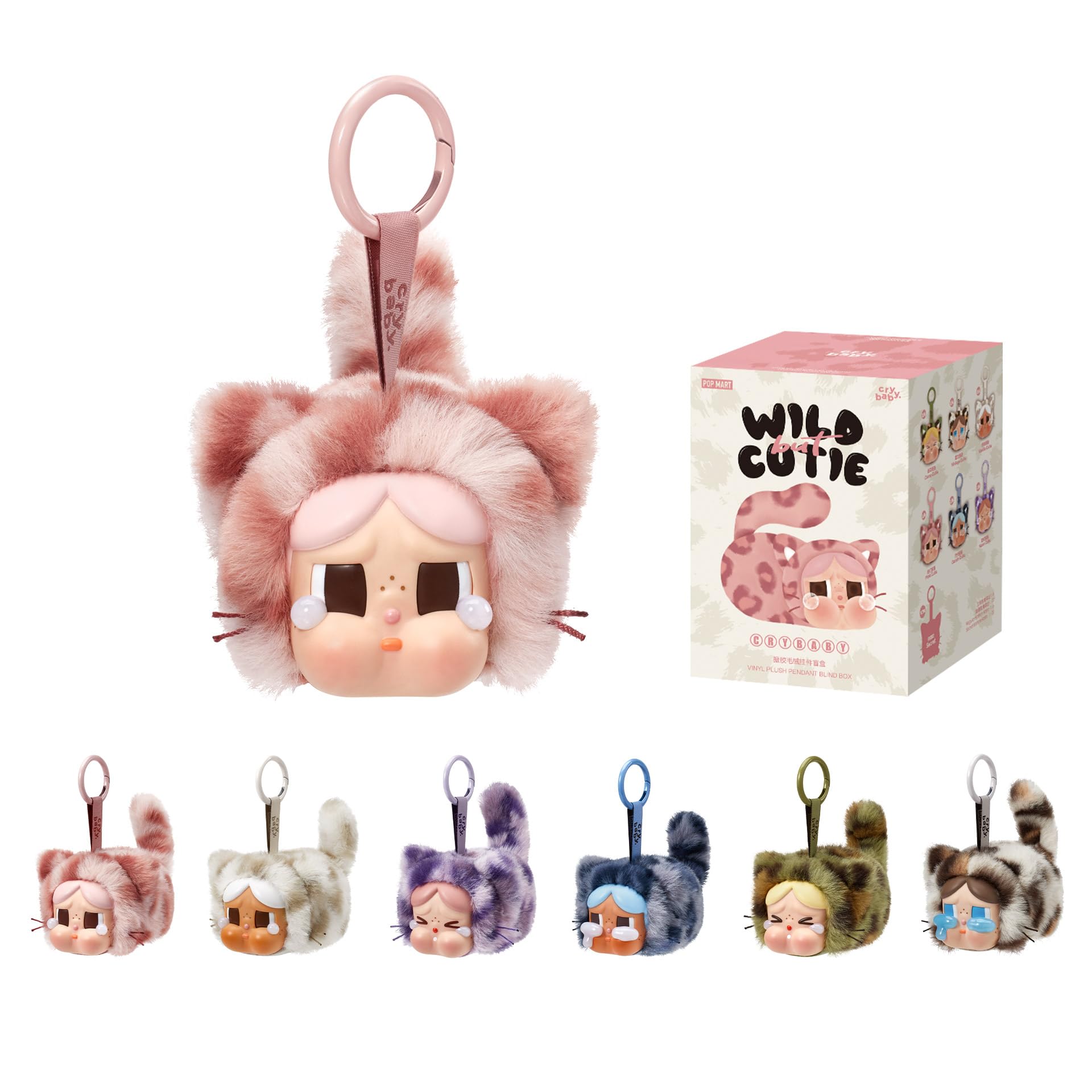 Amazon.com: POP MART Crybaby Wild but Cutie Series - Vinyl Plush