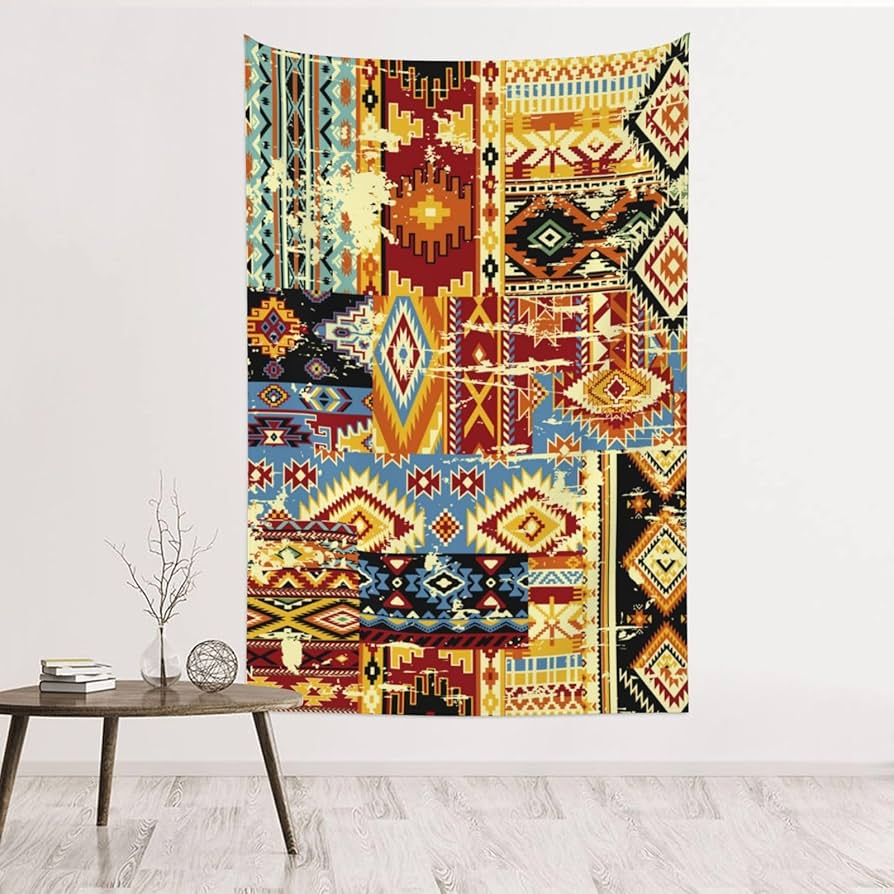 Amazon.co.jp: インディアン ネイティブアメリカン 民族柄 オルテガ柄