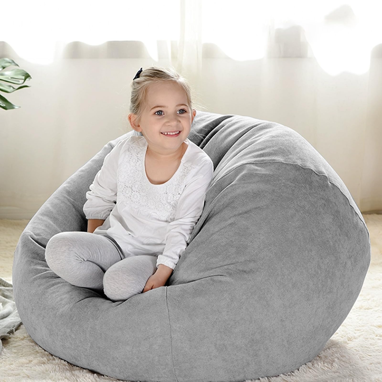 Amazon.co.jp: ZORZA ビーズクッション怠け者ソファ 70×60cm 一人掛け