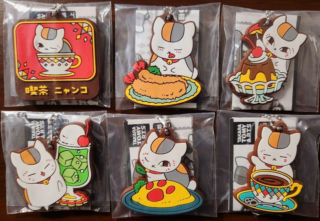 夏目友人帳 ニャンコ先生 トレーディングミラーチャーム キーホルダー