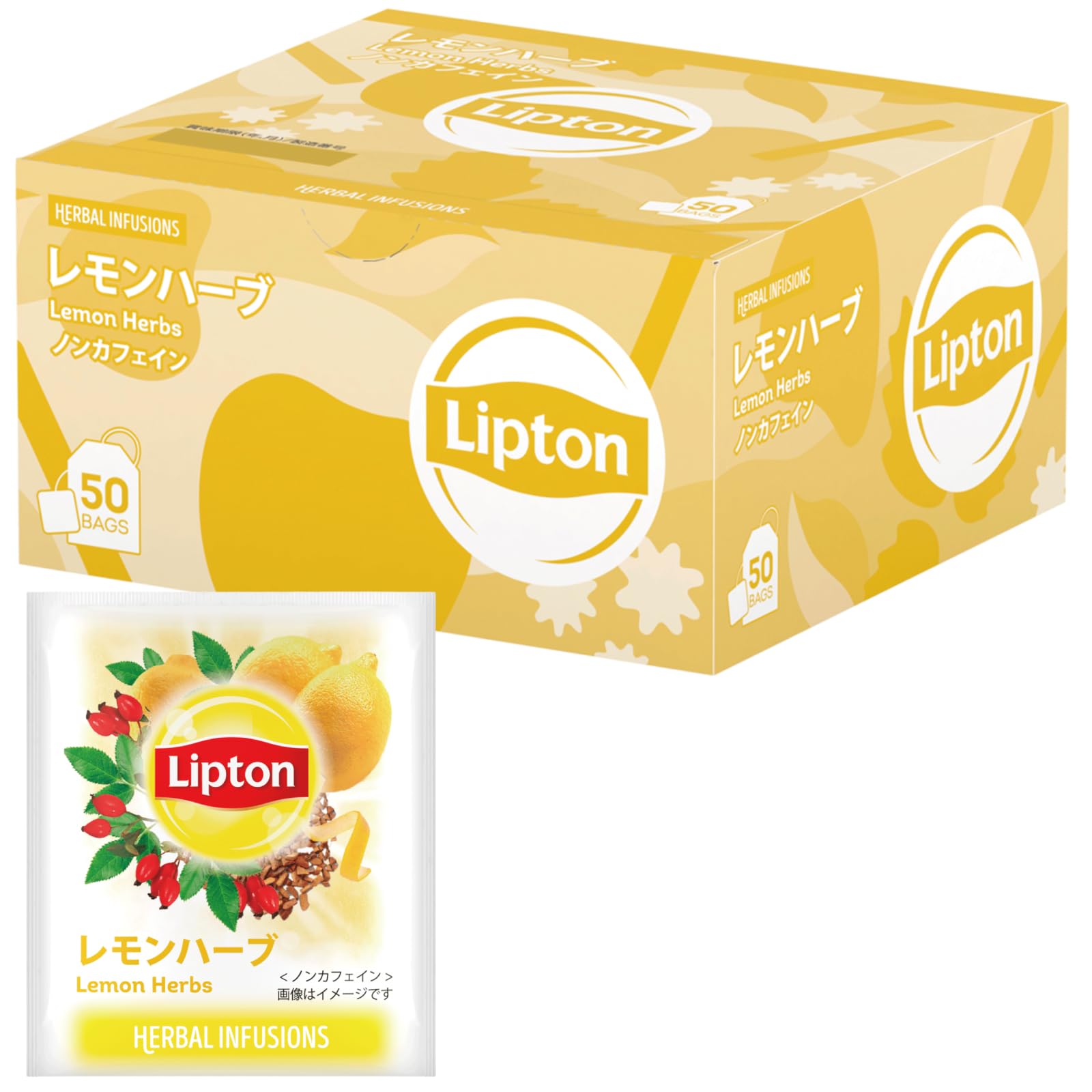 Amazon.co.jp: リプトン 紅茶 レモンハーブ ポリプロピレンティー