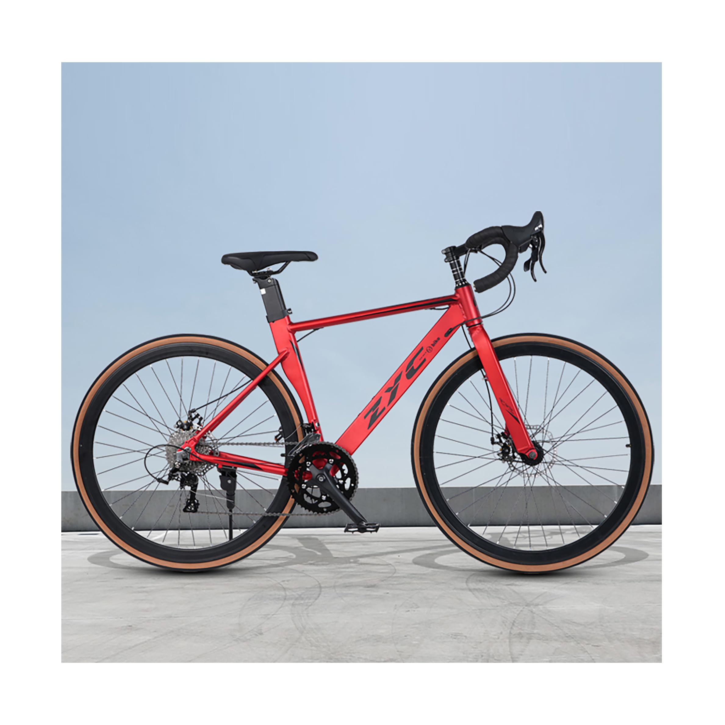 SCOTT 赤白700Cロードバイク 赤x白 700cロードバイク アルミ/18speed