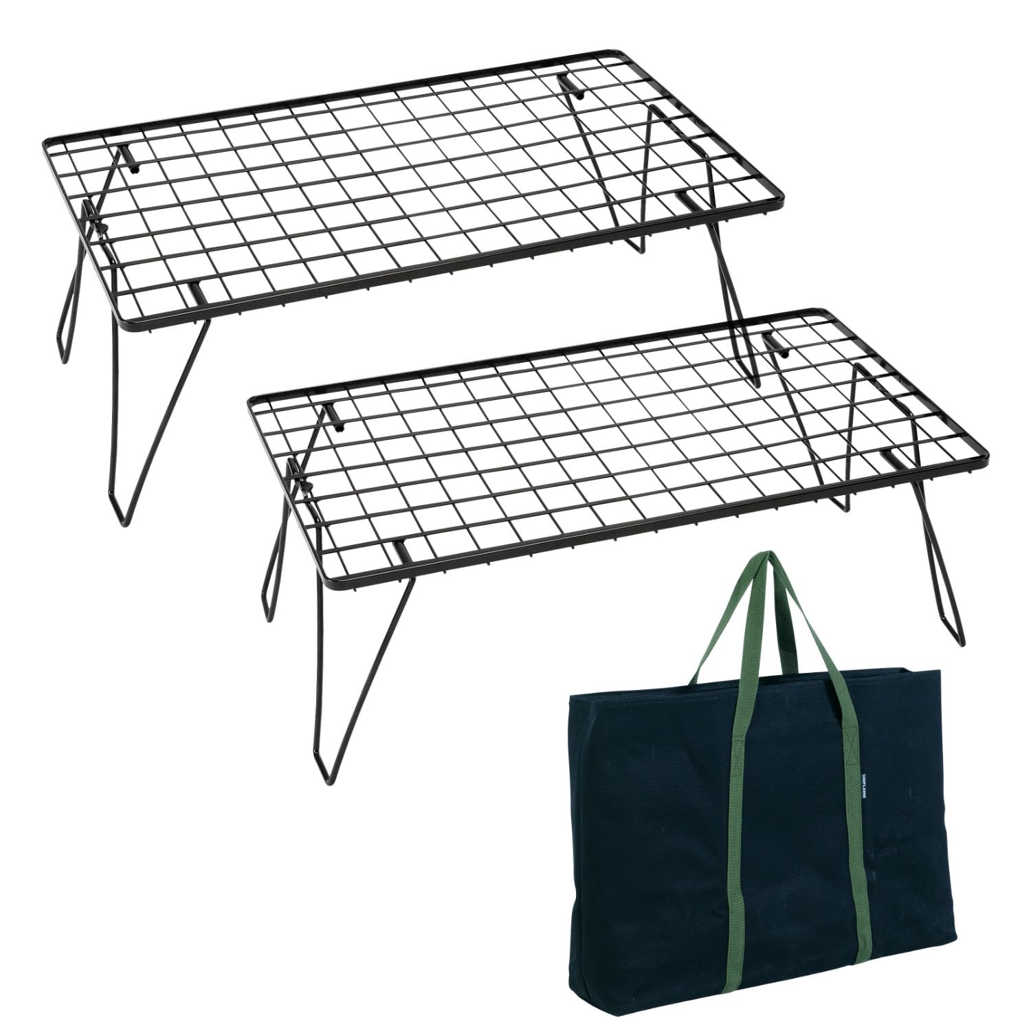 Amazon.co.jp: UniFlame 769904 Field Rack Black Tote Set Open Rack