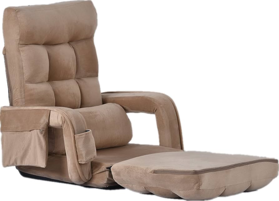 Amazon｜座椅子 リクライニング 14段ギア リクライニングチェアー