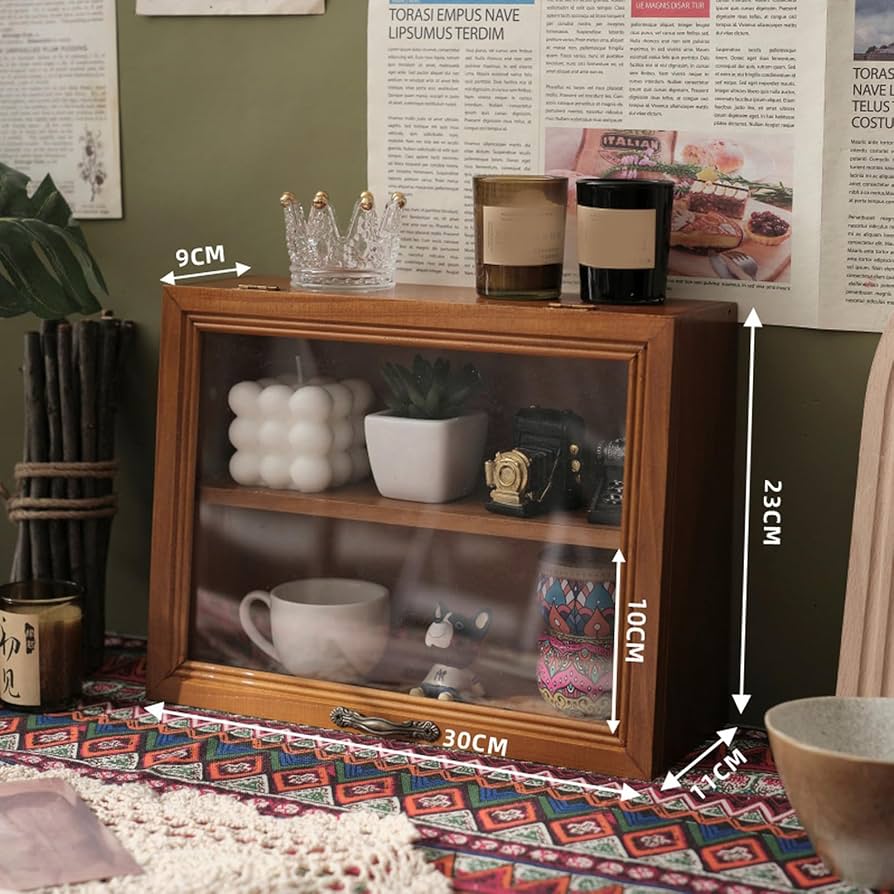 Amazon｜MJKQ9 ミニ食器棚 デスク上置き棚 スタイル1 30*11*23cm